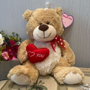 Valentines Day I Love You Teddy Bear Plush Stuffed Animal